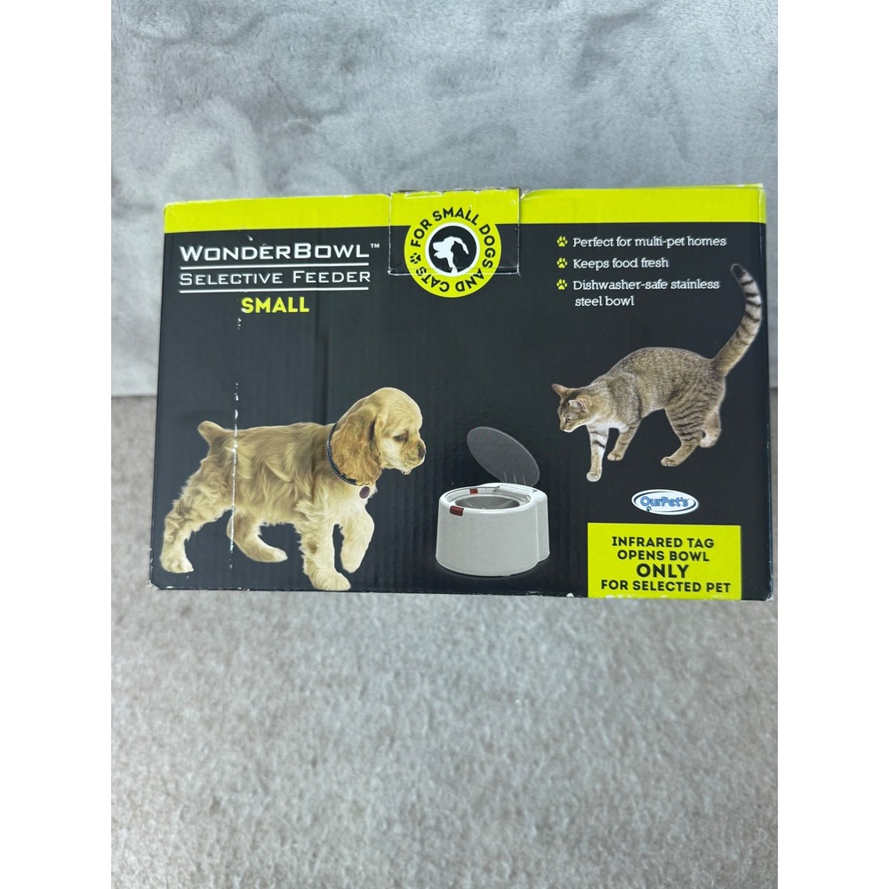 OurPet's WonderBowl Selective Feeder Small Infrared Automatic Pet Bowl
